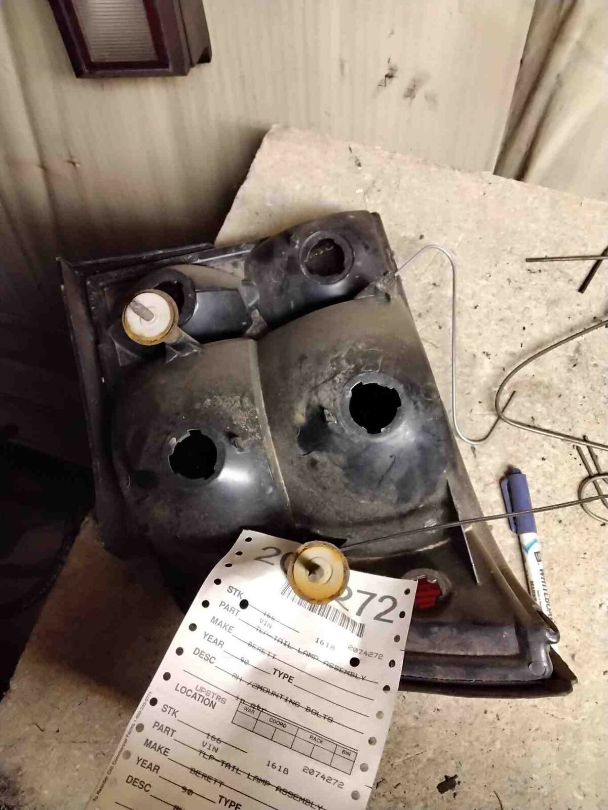 Tail Light Assembly CHEVY BERETTA Right 89 90 91 92 93 94 95 96