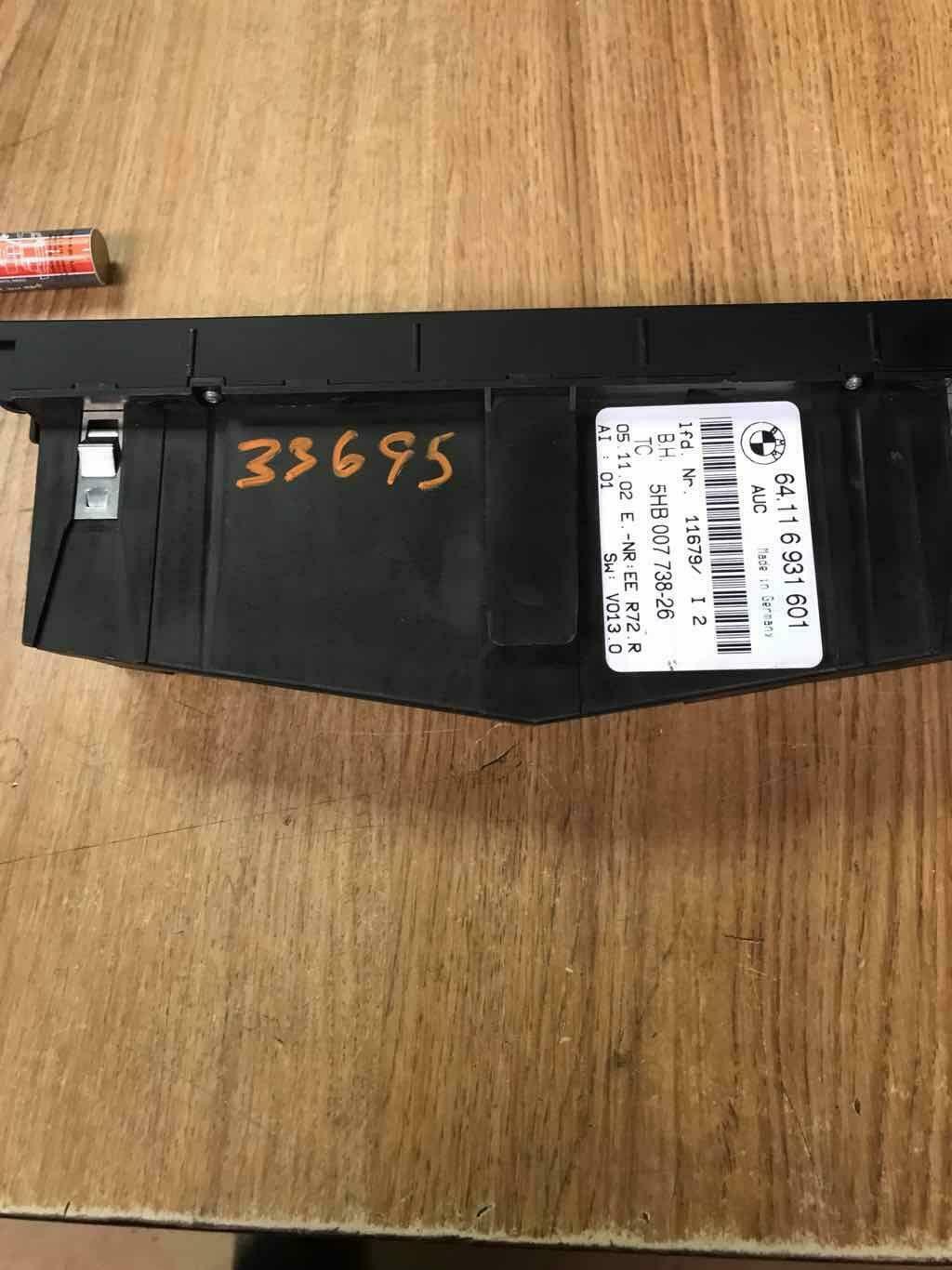 Heater A/c Control BMW M3 01 02 03 04 05 06