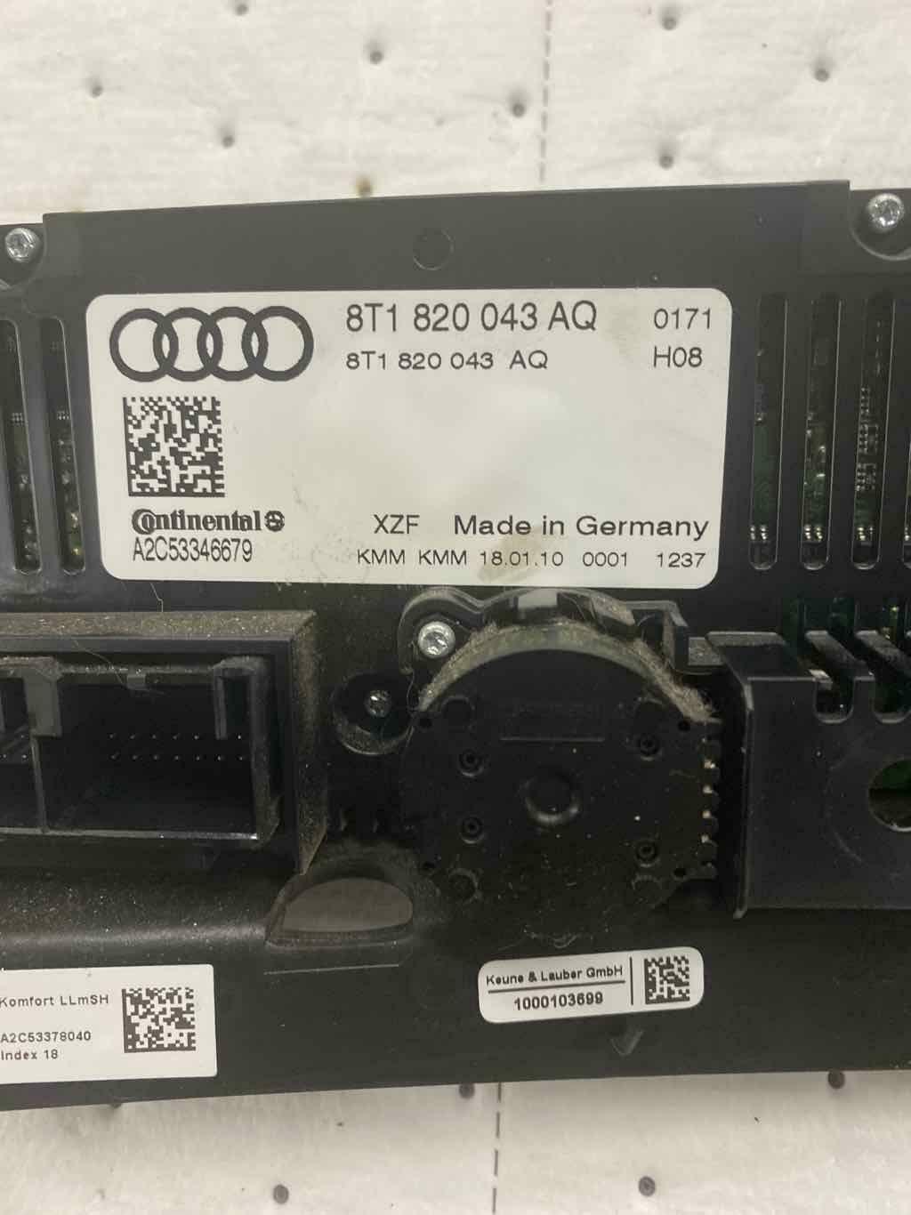 Heater A/c Control AUDI A5 10 11 12 13