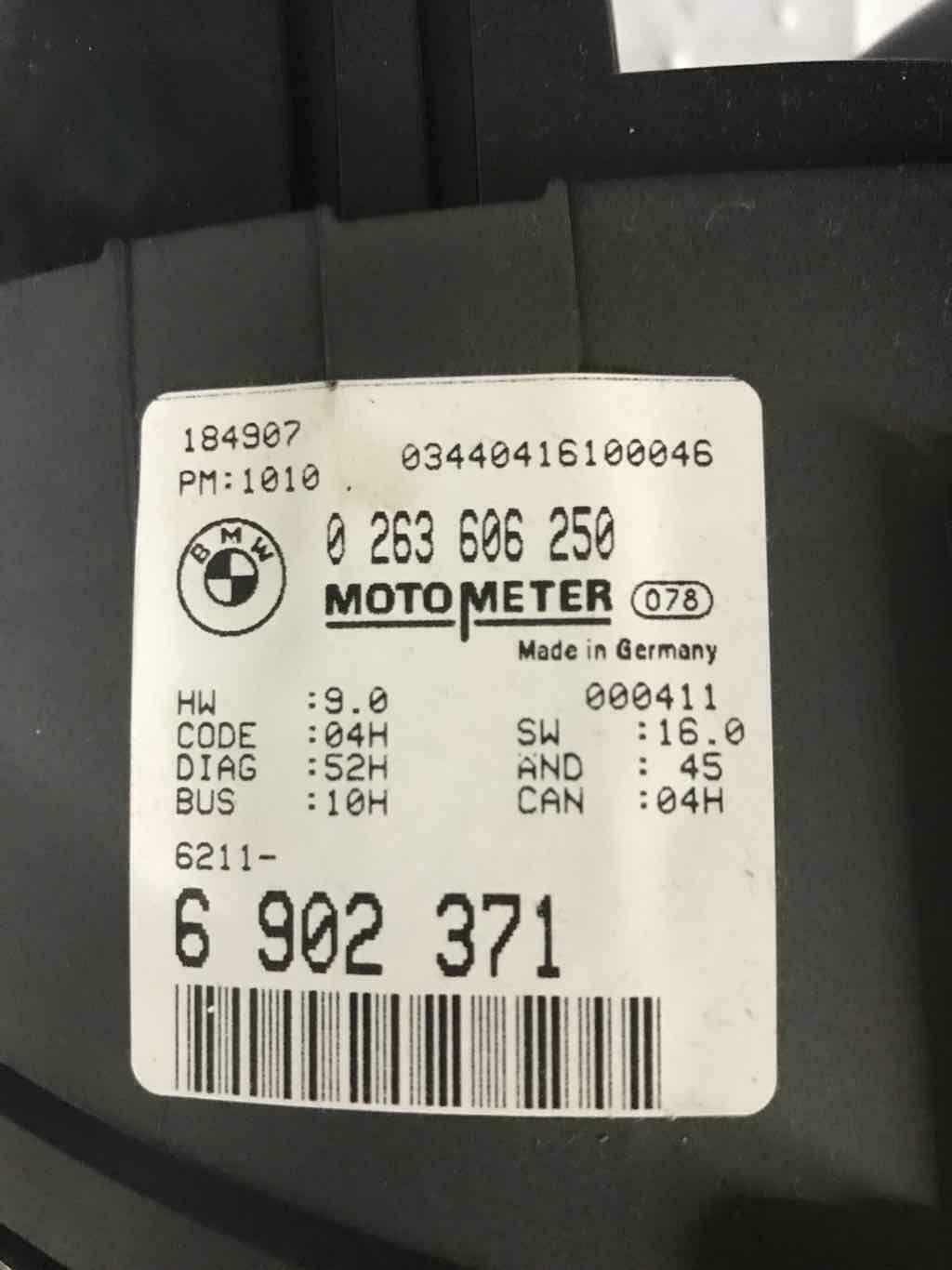 Instrument Cluster \ speedo BMW 323 SERIES 00