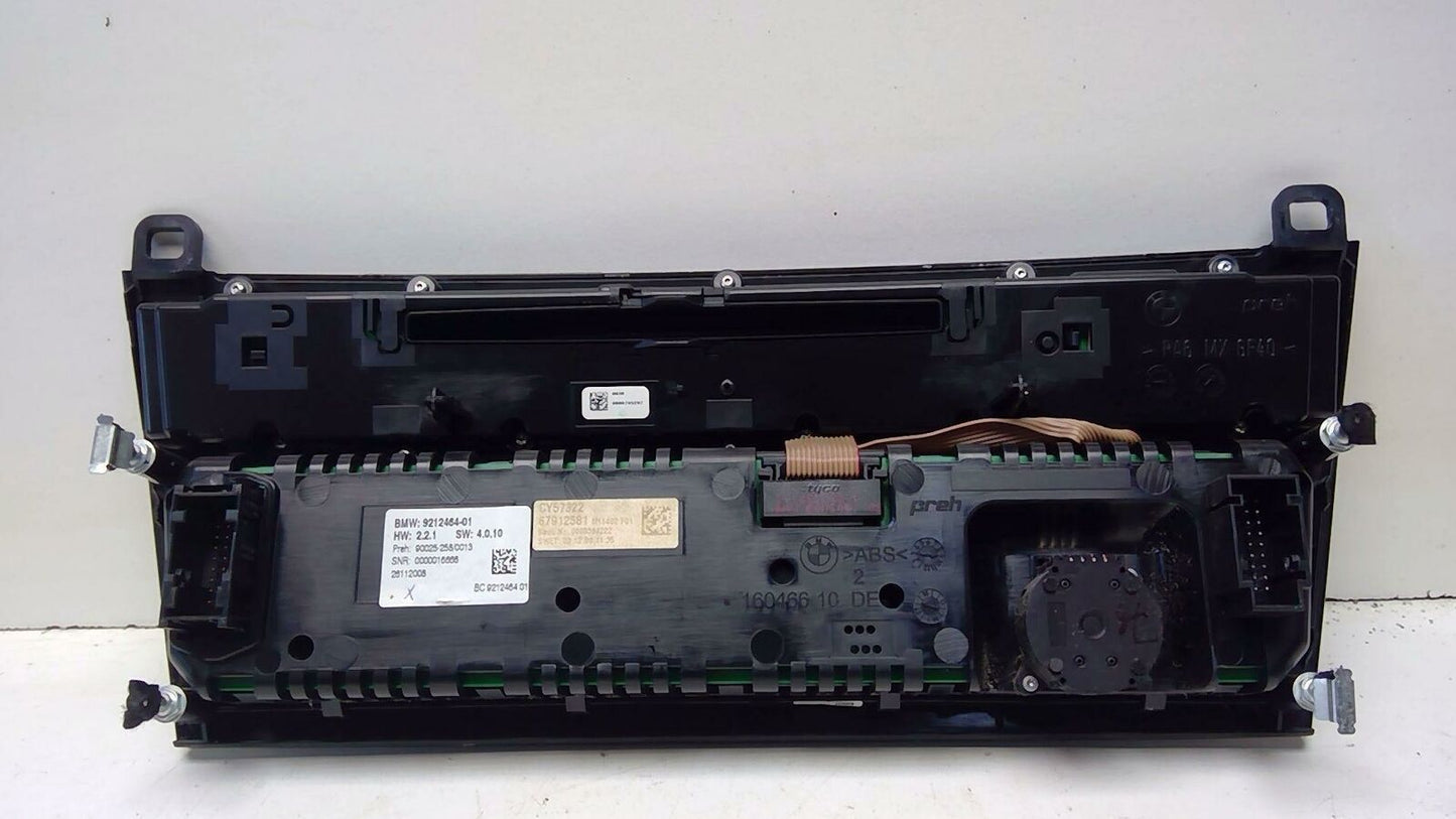 Heater A/c Control BMW 750 SERIES 09 10 11 12