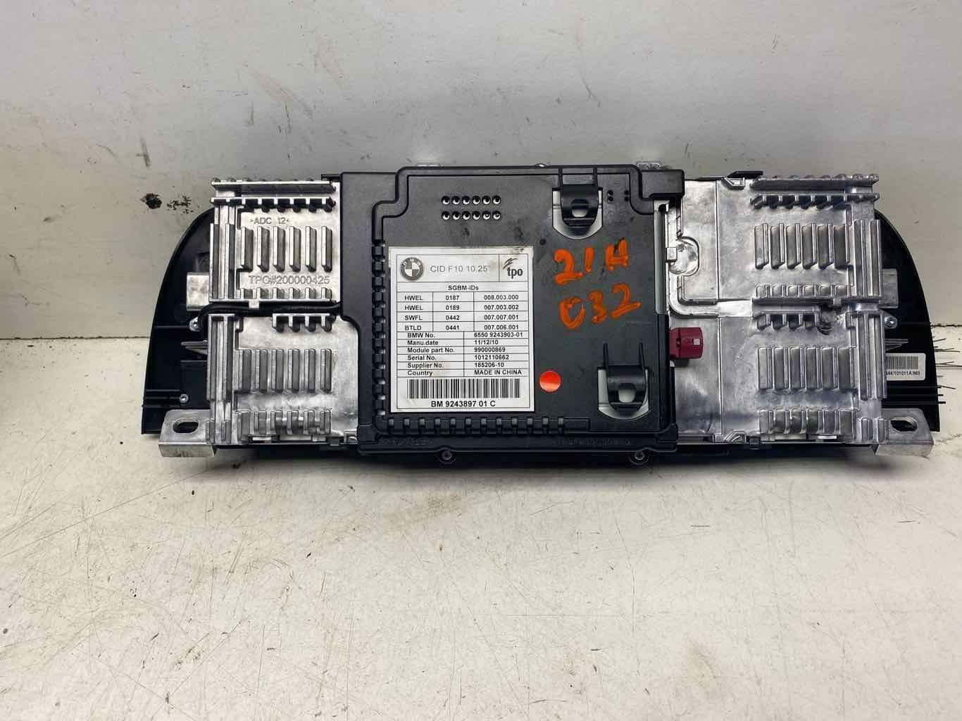 Info-gps-tv Screen BMW 535I 11 12 13 14 15 16