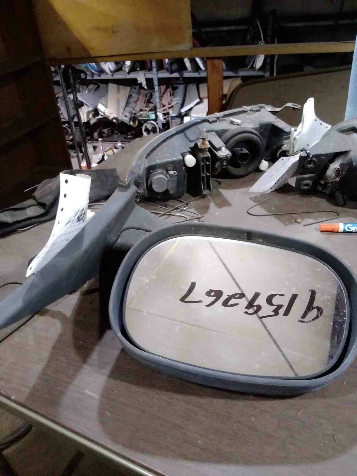 Door Mirror DODGE VAN 1500 SERIE Left 98 99 00 01 02 03