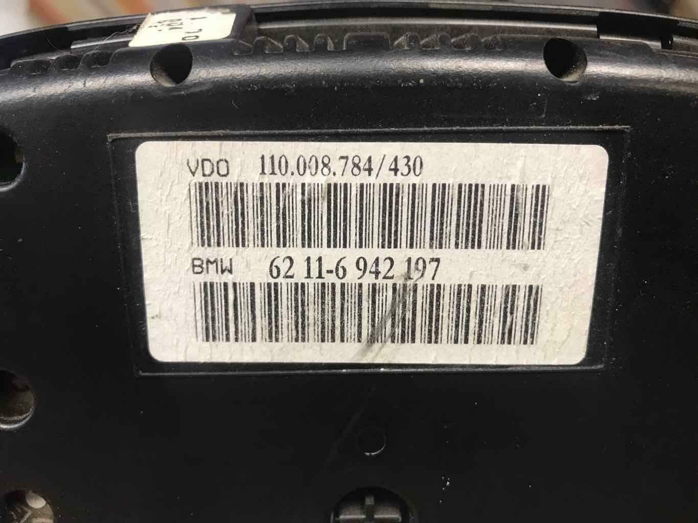 BMW E39 5 Series Instrument Cluster 62 10 6 942 197