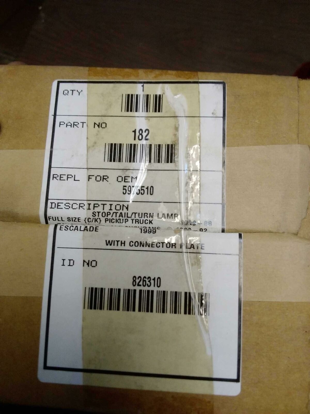 New Tail Light Assembly CHEVY PICKUP 1500 Right 88 - 99