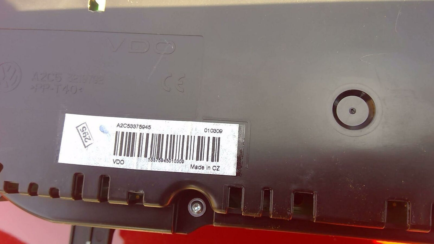 Speedometer VW CC 10 11