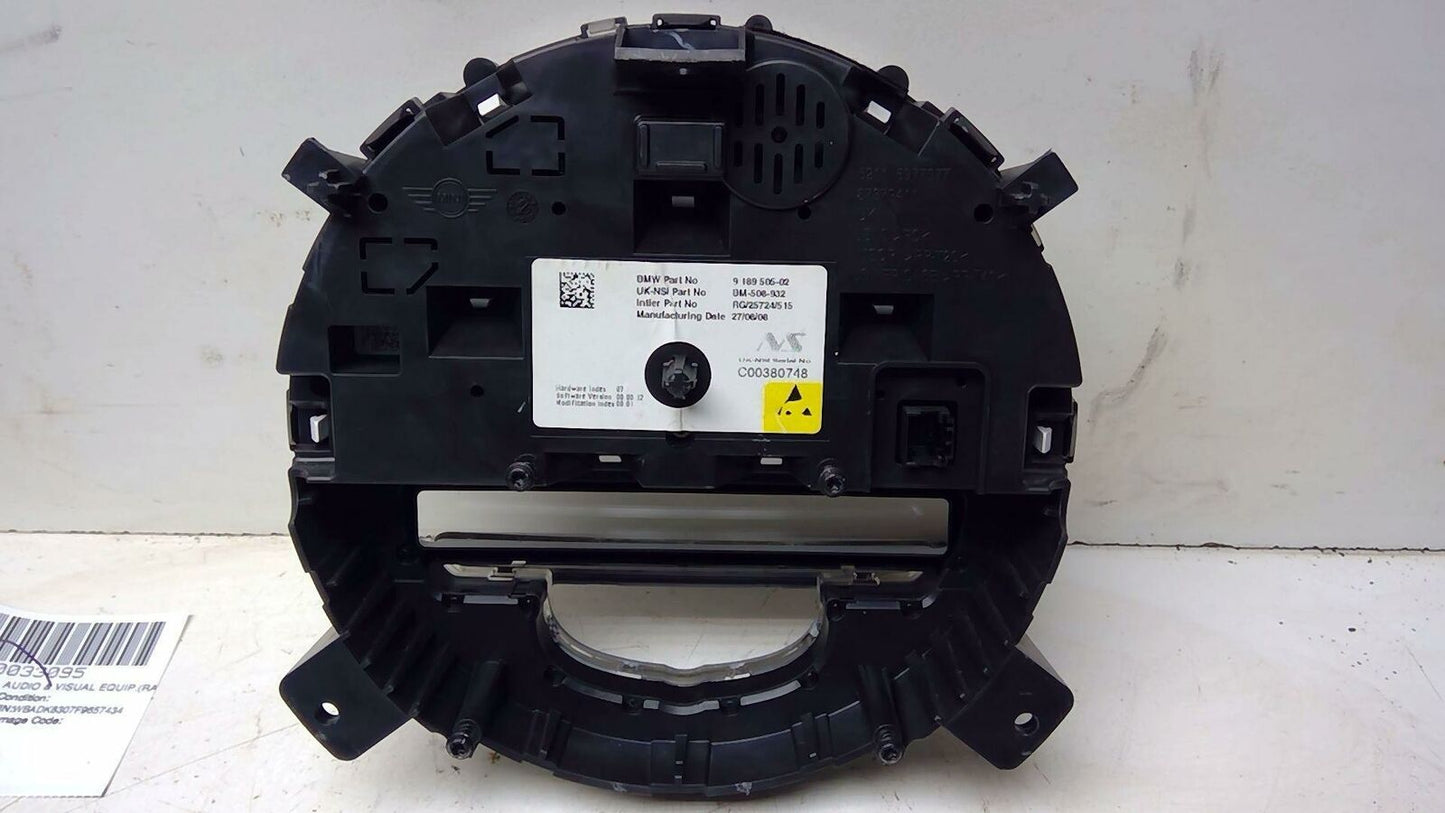 Speedometer MINI COOPER 07 08 09 10