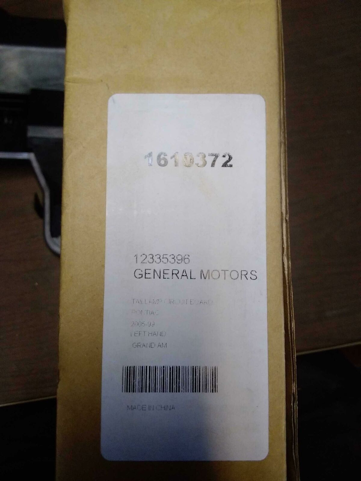 New Tail Light bulb holder PONTIAC GRAND AM Left 99 00 01 02 03 04 05