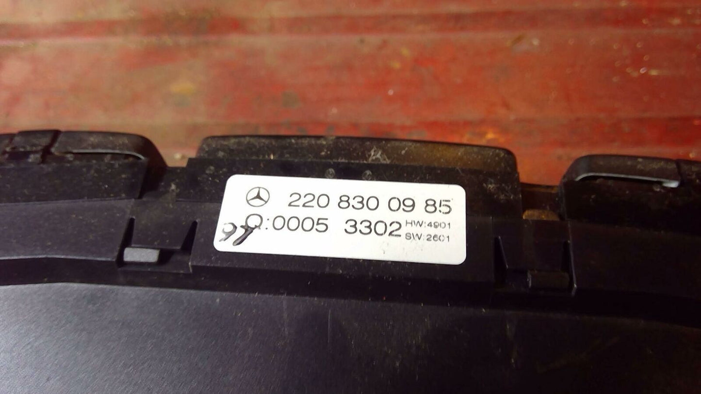 Heater A/c Control MERCEDES S-CLASS 00 01 02 03 04 05 06