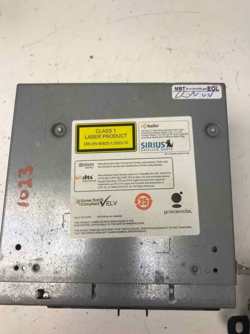Audio & Visual Equip.(radio) BMW 750 SERIES 65 12 9 237 175