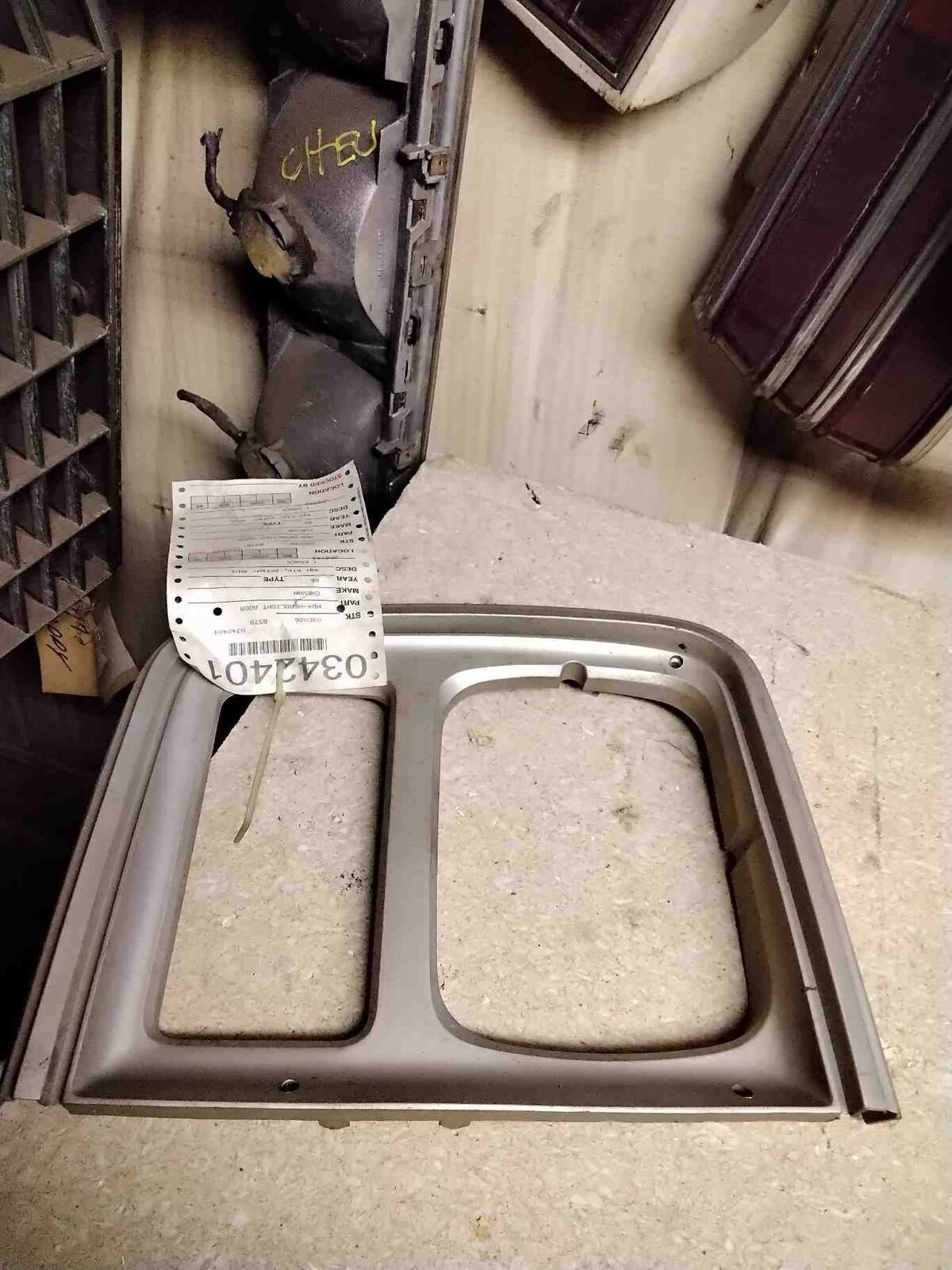 Headlight Grille CHEVROLET VAN (FULL SIZE) Right 86