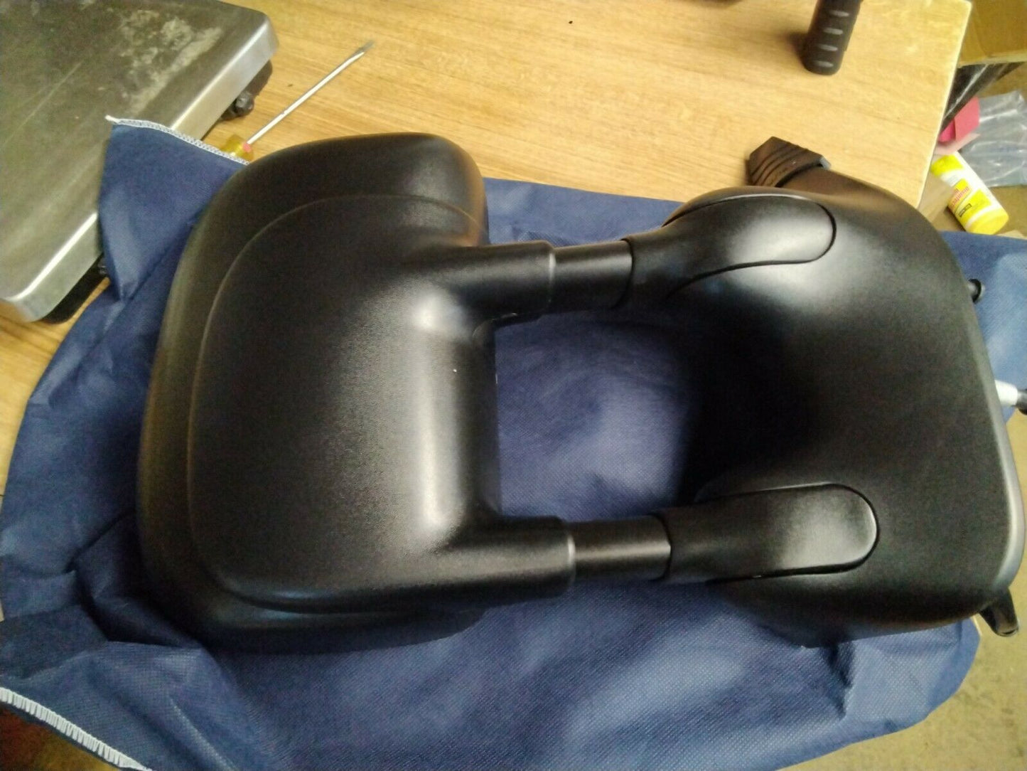 Fits 09-14 E-Series 15-16 E350/E450 Left Driver Power Mirror W/Double Swing