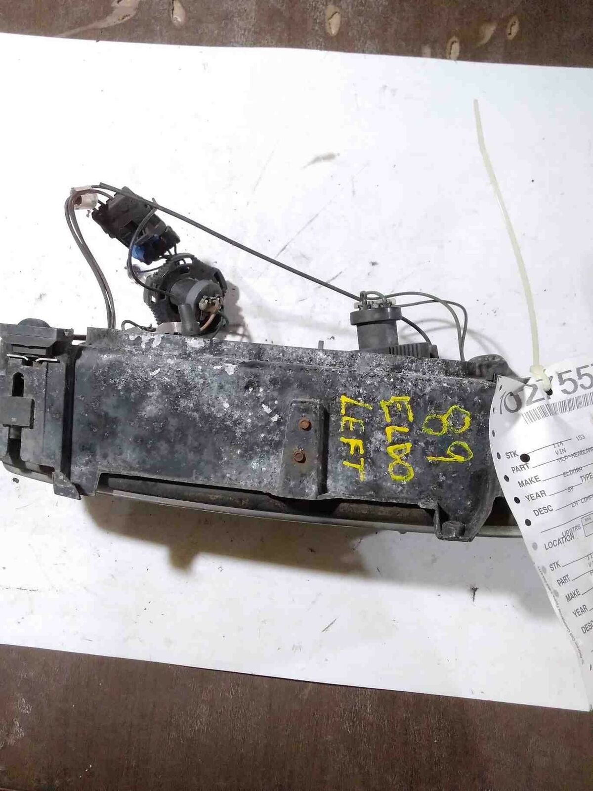 Headlamp Assembly CADILLAC ELDORADO Left 88 89 90 91