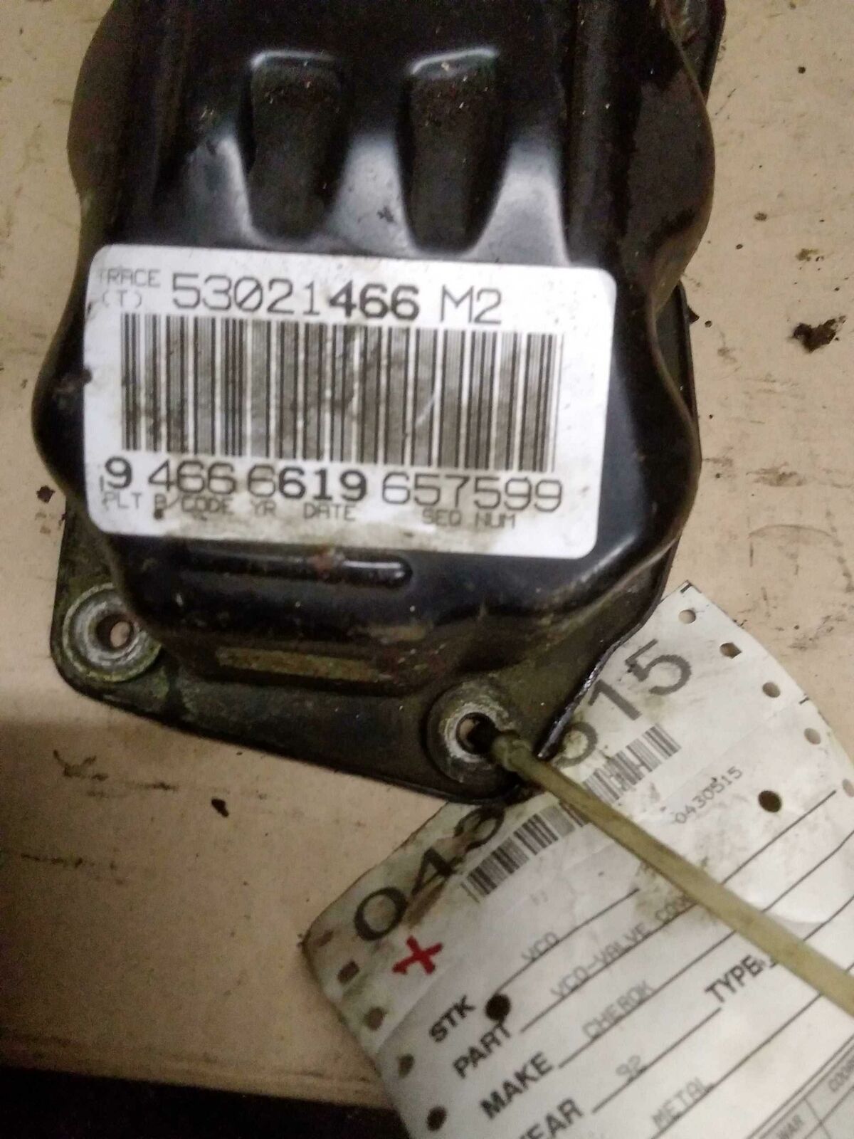 Valve Cover JEEP CHEROKEE 92