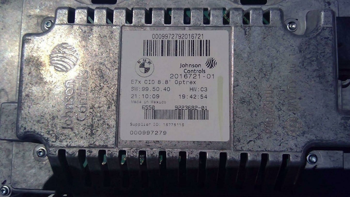 BMW E70 X5 Display Screen 8.8 Thru 09/09