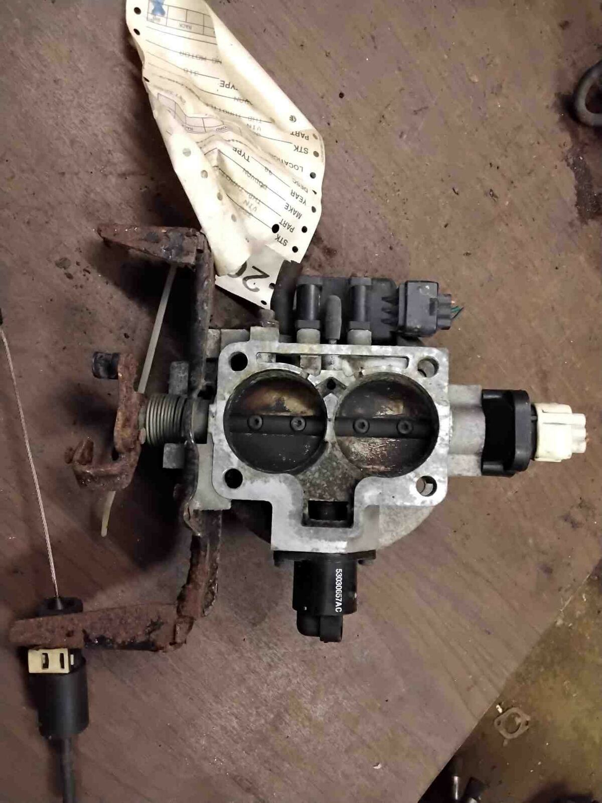 Throttle Body/valve Assy DODGE VAN (FULL SIZE) 98