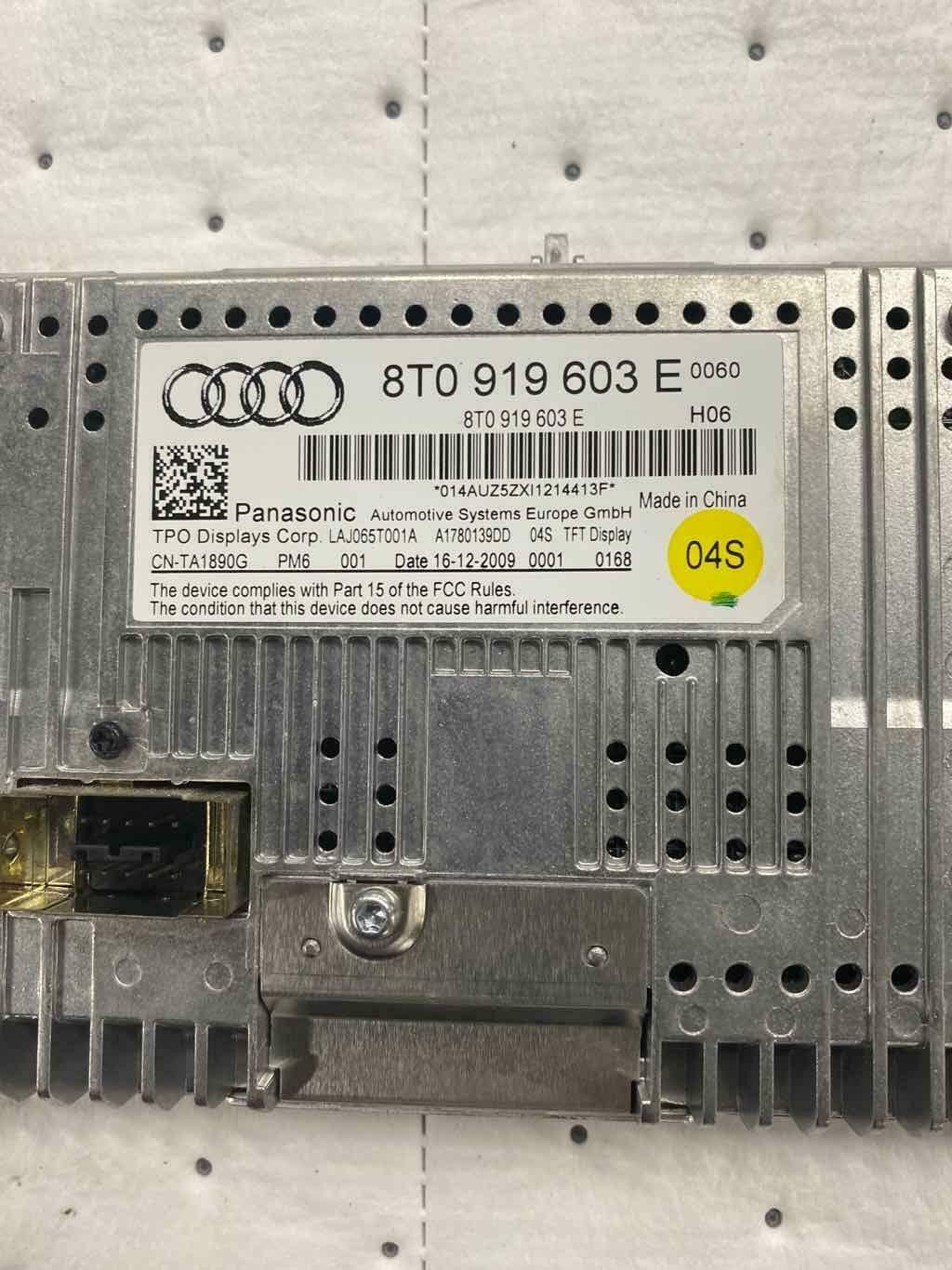 Audi A5 Information Display 8T0 919 603 E