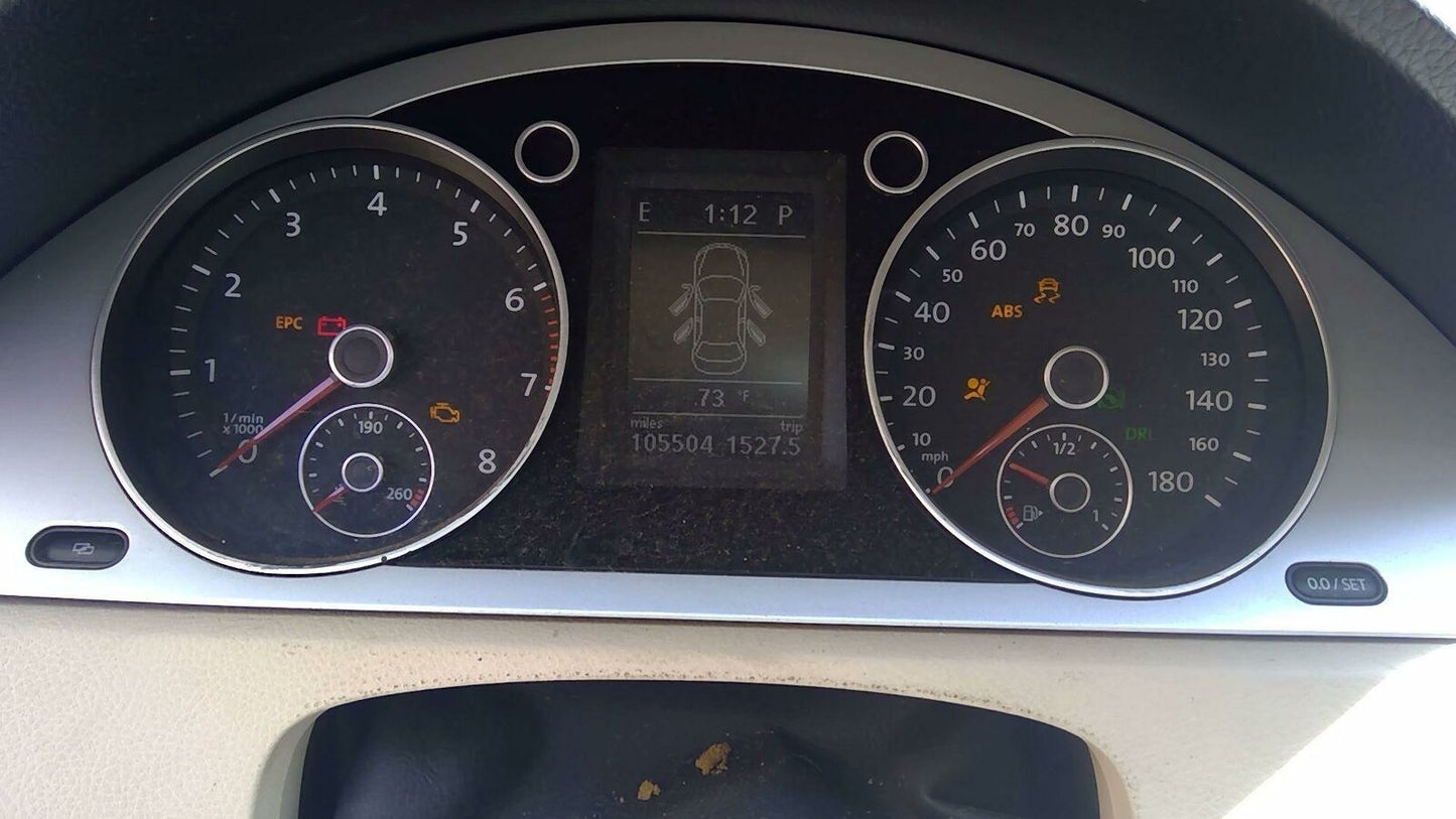 Speedometer VW CC 10 11