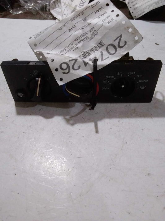 Heater A/c Control BUICK SKYLARK 92 93 94 95