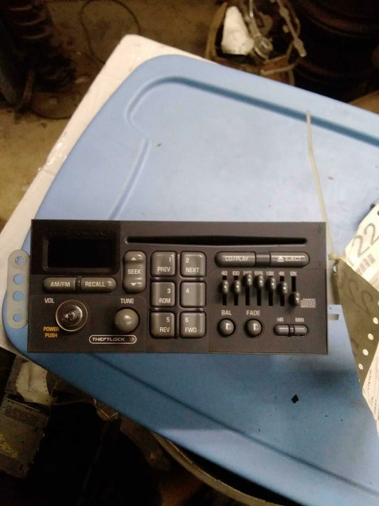 Audio & Visual Equip.(radio) PONTIAC BONNEVILLE 94 95