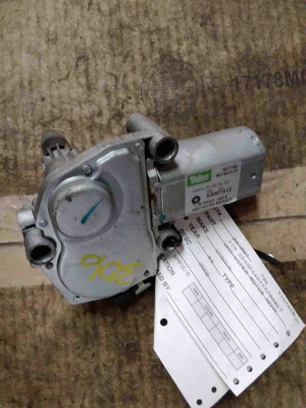 Wiper Motor Rear DODGE CARAVAN 96 97 98 99 00