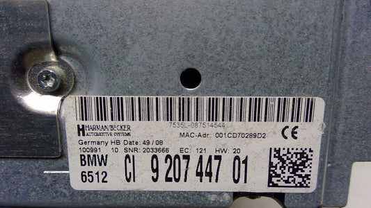 Audio & Visual Equip.(radio) BMW 750 SERIES 09 10