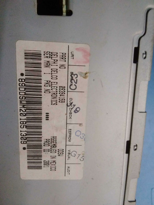 Audio & Visual Equip.(radio) CHEVY MALIBU 00 01