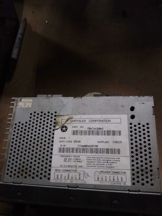 Audio & Visual Equip.(radio) PLYMOUTH BREEZE 95 96 97 98 99 00