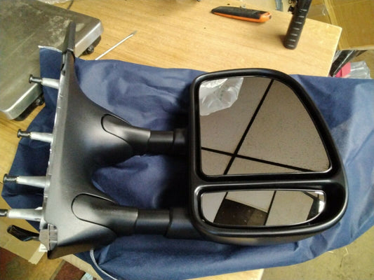 Fits 09-14 E-Series 15-16 E350/E450 Left Driver Power Mirror W/Double Swing