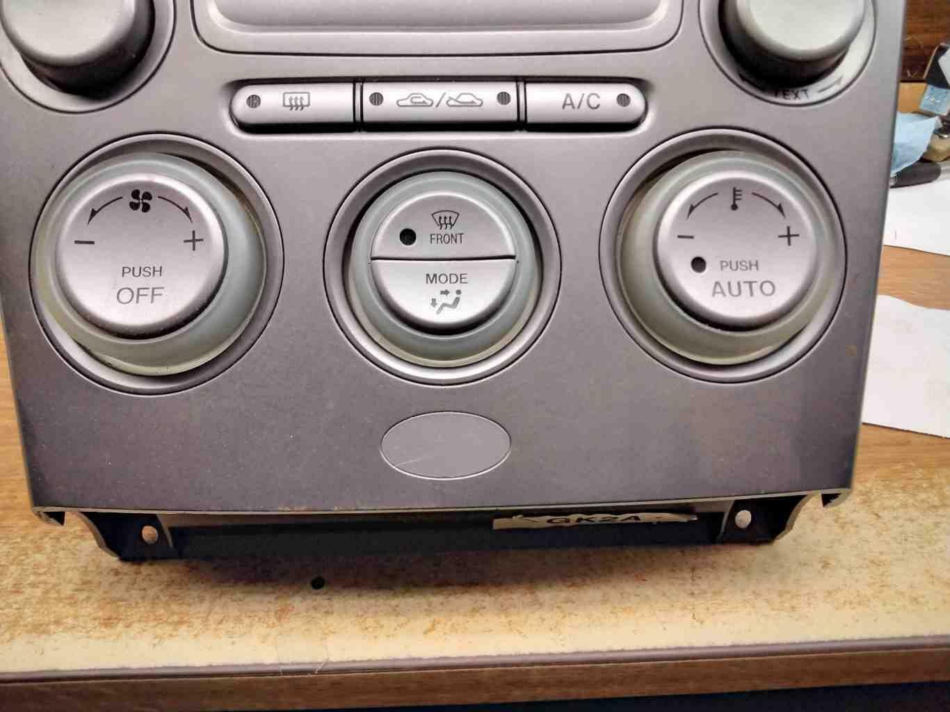 Heater A/c Control MAZDA 6 03 04 05 DOES NOT INCLUDE RADIO
