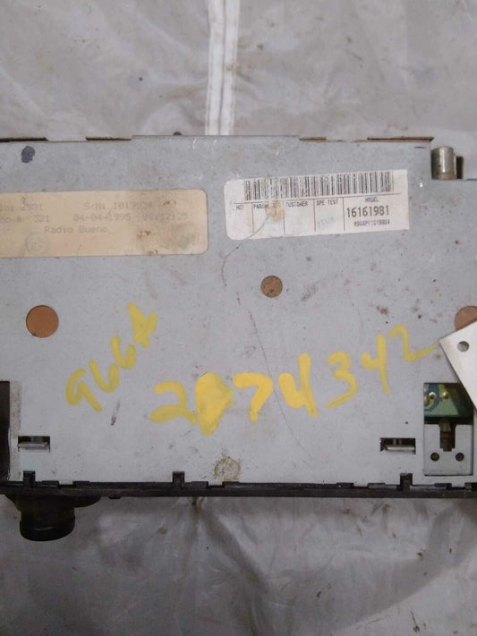 Audio & Visual Equip.(radio) CHEVY CAVALIER 95