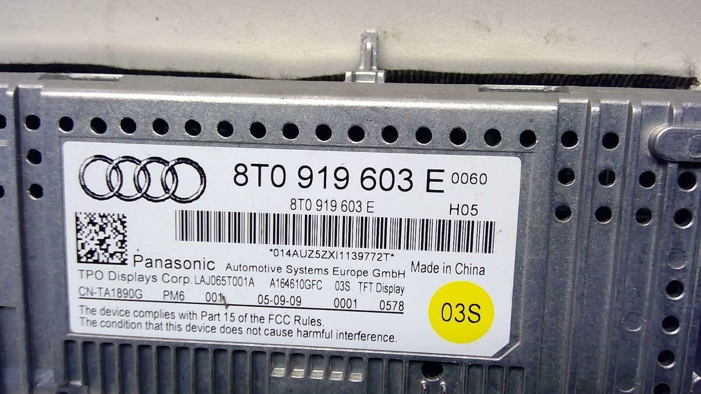 Info-gps-tv Screen AUDI A4 09 10 11 12 13 14 15 16