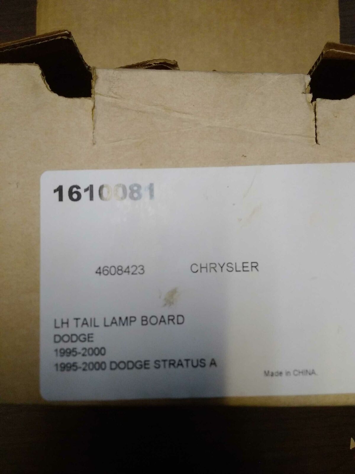 New Tail Light bulb holder DODGE STRATUS Left 95 96 97 98 99 00